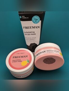 Freeman Exfoliating Scrub & Nourishing Cream Mask Bundle